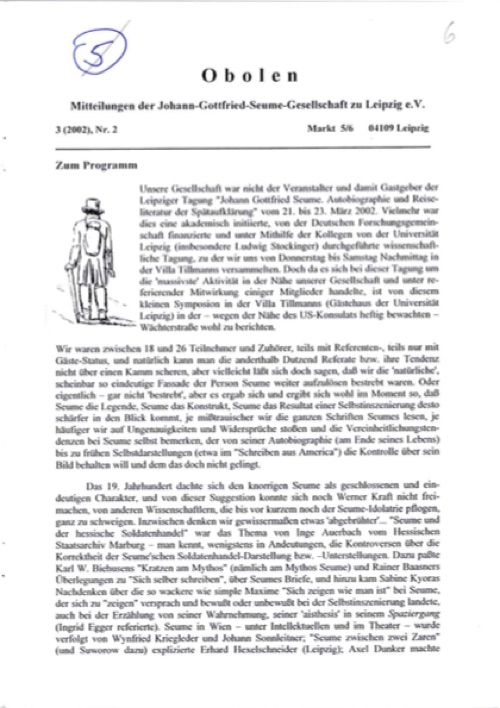 Obolen 2002 · Heft 2, Titelseite