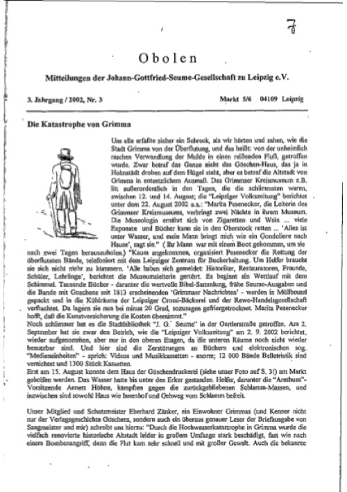 Obolen 2002 · Heft 3, Titelseite